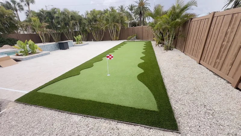 Backyard putting green by Master360 Services in Sarasota, FL
