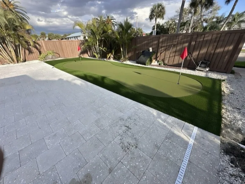 Backyard putting green by Master360 Services in Clearwater, FL