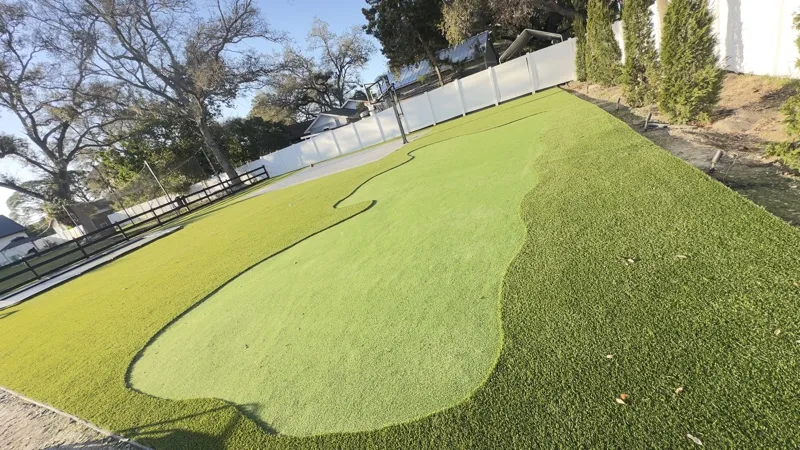 Backyard putting green by Master360 Services in Venice, FL