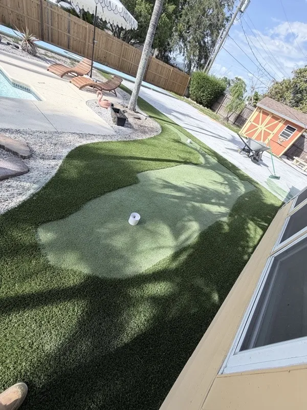 Backyard putting green by Master360 Services in Bradenton, FL