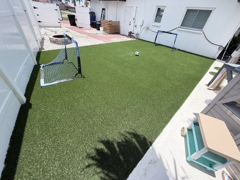 Pet-friendly turf play area by Master360 Services in Clearwater, FL