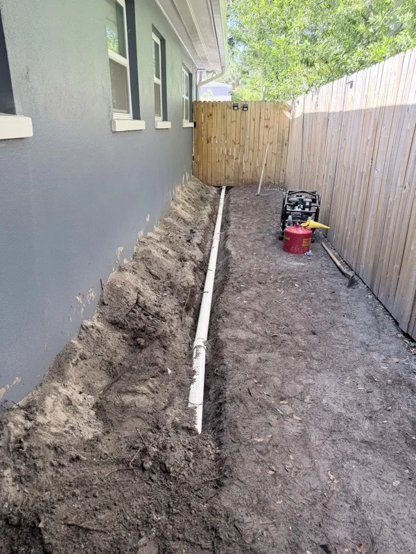 French drain and drainage work by Master360 Services in Sarasota, FL