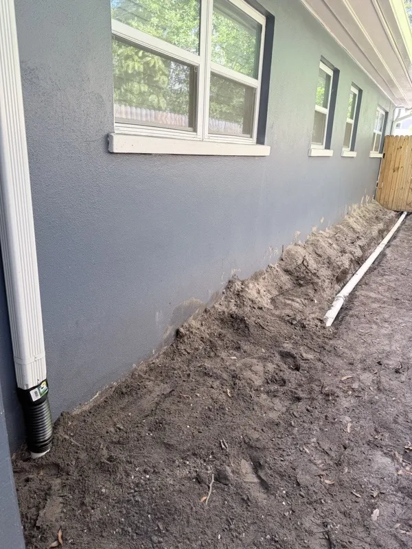 French drain and drainage work by Master360 Services in Clearwater, FL